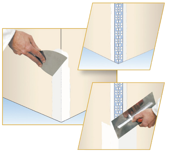Guide pratique > Réaliser un joint entre plaques de plâtre