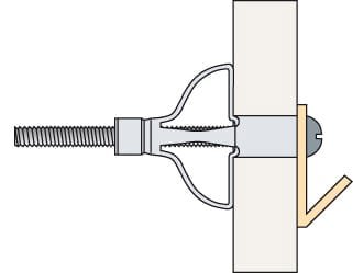 Guide pratique > Fixation sur plaque de plâtre