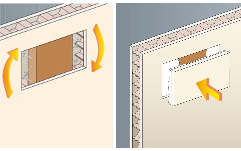 Guide pratique > Fixation sur plaque de plâtre