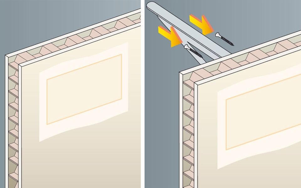 Guide pratique > Fixation sur plaque de plâtre