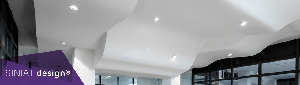 Gorges lumineuses préfabriquées Siniat Design®, la solution esthétique gain de temps