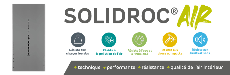 SolidRoc Air, la plaque pour les projets techniques
