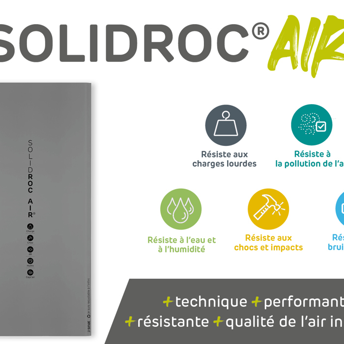 SolidRoc Air, la plaque pour les projets techniques